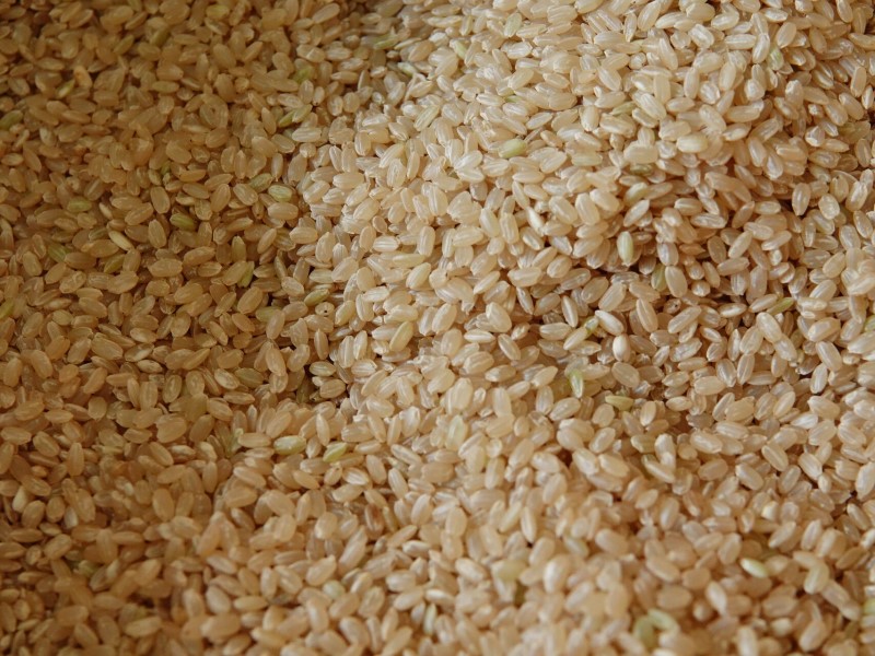 平時也可以將白米換成糙米，補充營養素。