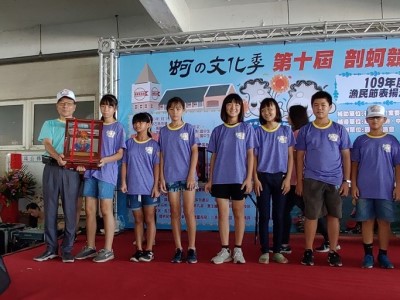 恭喜東石國小獲得優勝。