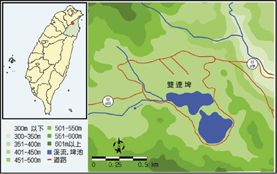 雙連埤野生動物保護區地圖