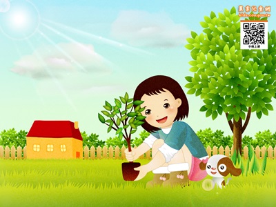 跟著Mita一起種下象徵希望的小樹苗吧！