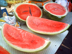 西瓜是夏天的消暑水果