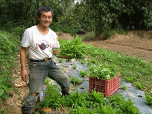 重視生態平衡的林煜弘，從自身的農園做起，希望打造一塊美樂地